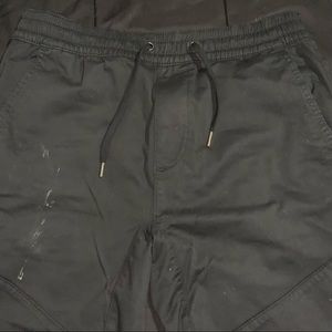 BLACK AEROPOSTAL MENS SKINNY JOGGER SIZE MEDIUM